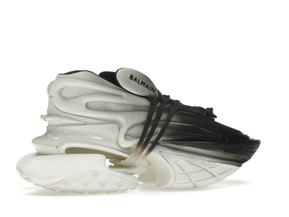 Balmain Unicorn Low-Top White Black Gradiant
