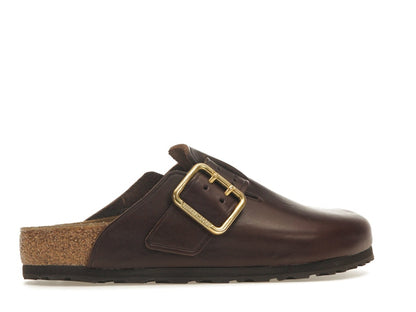 Birkenstock Boston Bold Leather Roast Brown