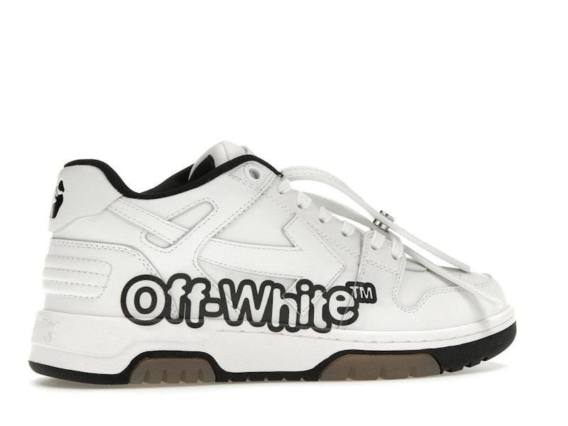 OFF-WHITE Out Of Office OOO Low Tops "Off-White" White Black