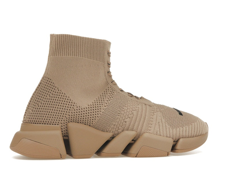 Balenciaga Speed 2.0 Lace Up Beige (Women's)