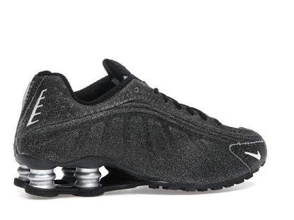 Nike Shox R4 Black Distressed Leather