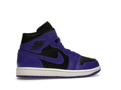 Jordan 1 Mid Purple Black (Women's)