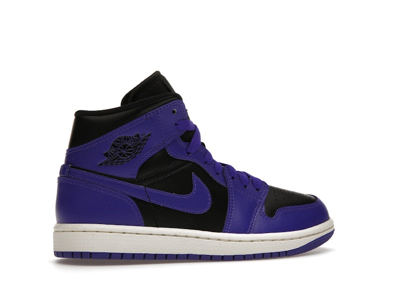 Jordan 1 Mid Purple Black (Women's)
