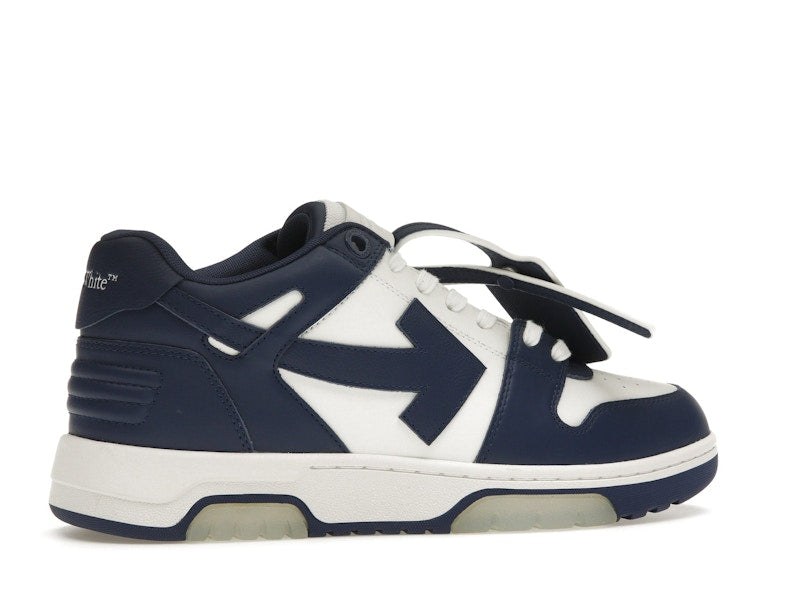 OFF-WHITE Out Of Office OOO Low Tops White Royal Blue