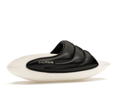 Balmain B-IT Mules Black White
