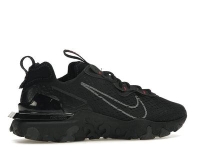 Nike React Vision Black Grey Swoosh