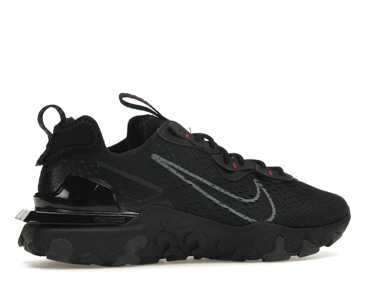 Nike React Vision Black Grey Swoosh