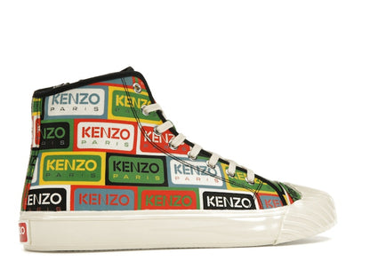 Kenzo School High Top Trainers Multi
