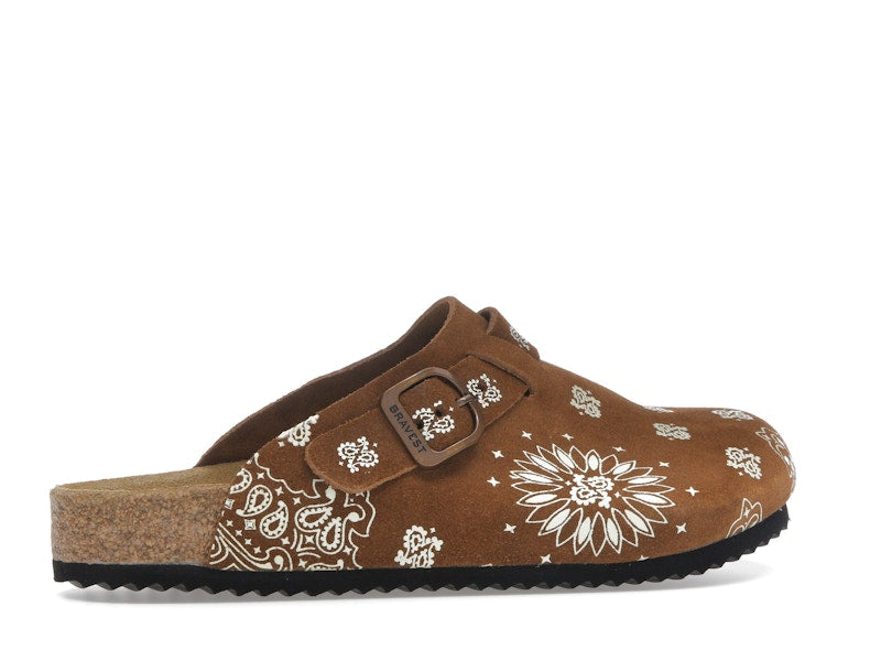 Bravest Studios Suede Paisley Clogs Hazel