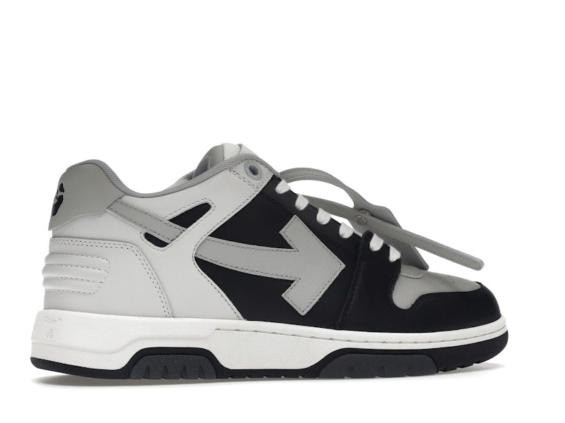 OFF-WHITE Out Of Office OOO Low Tops Light Grey Black