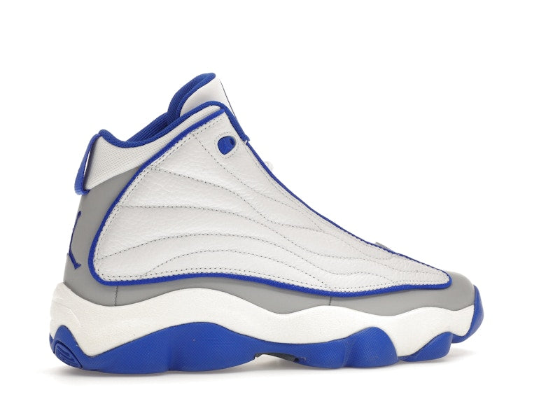 Jordan Pro Strong White Royal Grey