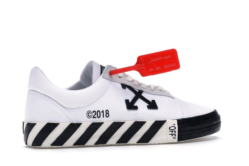 OFF-WHITE Vulc Low White (Updated Stripes)
