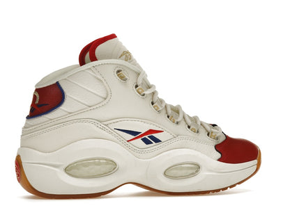 Reebok Question Mid White Red Blue