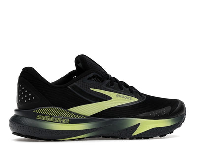 Brooks Adrenaline GTS 24 Weatherized Black Ebony New Yellow