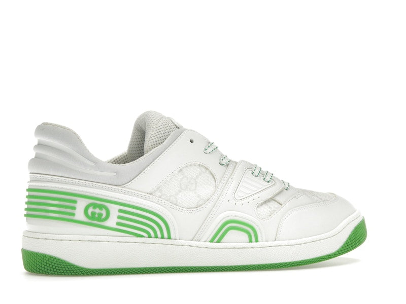 Gucci Basket Low White Demetra Green