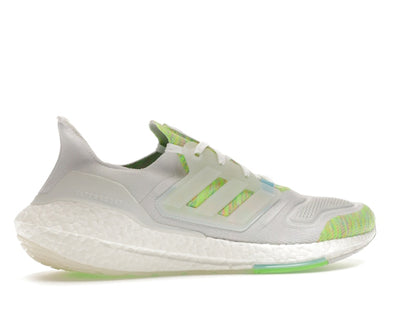 adidas Ultra Boost 22 White Bliss Blue Solar Green