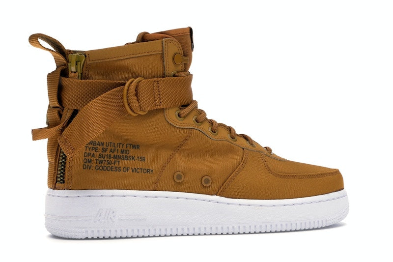 Nike SF Air Force 1 Mid Desert Ochre