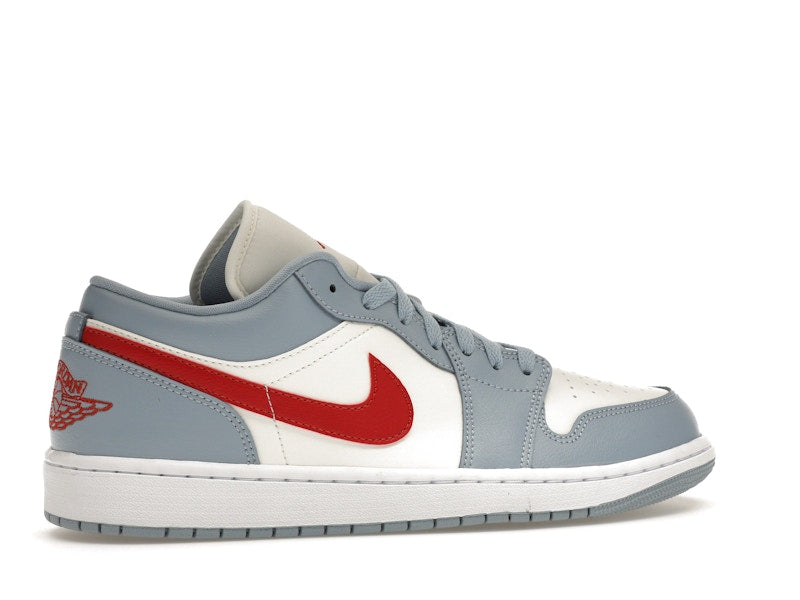 Jordan 1 Low Blue Whisper Dune Red (Women's)
