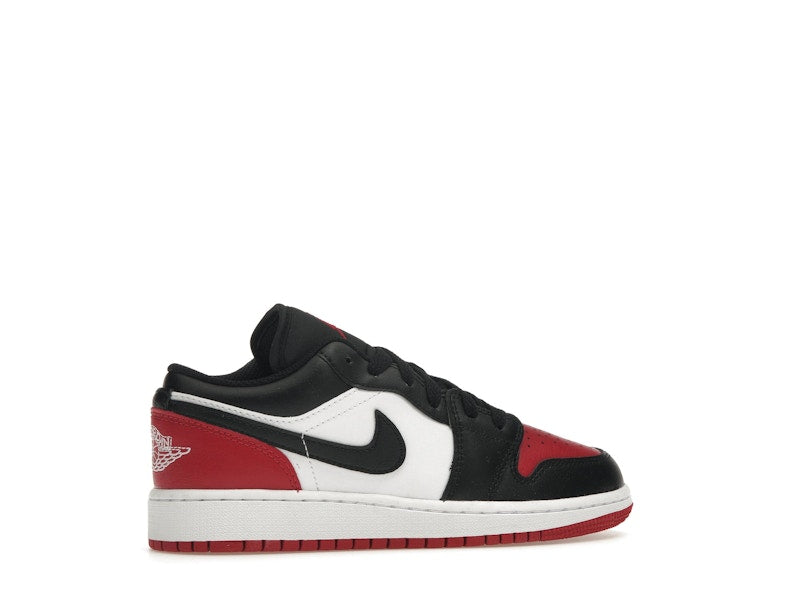 Jordan 1 Low Bred Toe 2.0 (GS)