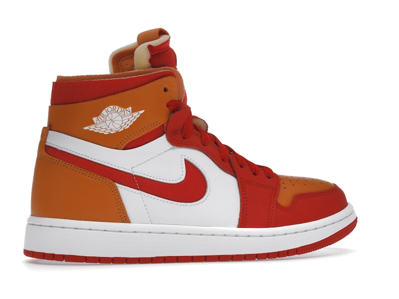 Jordan 1 High Zoom Air CMFT Fire Red Hot Curry (Women's)