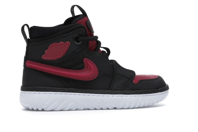 Jordan 1 High React Black Noble Red