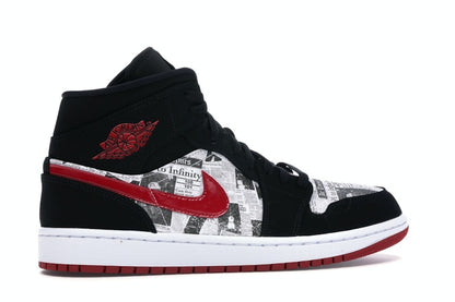 Jordan 1 Mid Newspaper Air Times