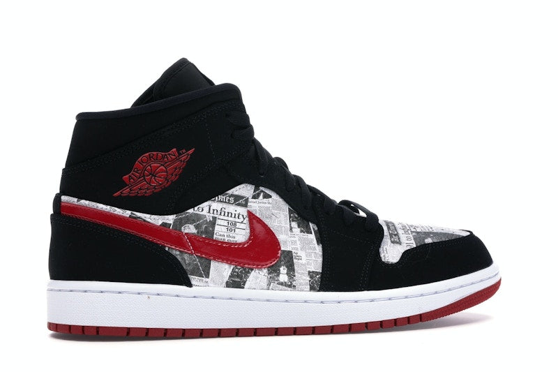 Jordan 1 Mid Newspaper Air Times