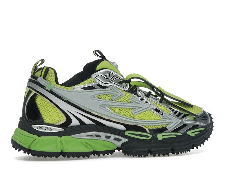 OFF-WHITE Be Right Back Silver Green Fluo