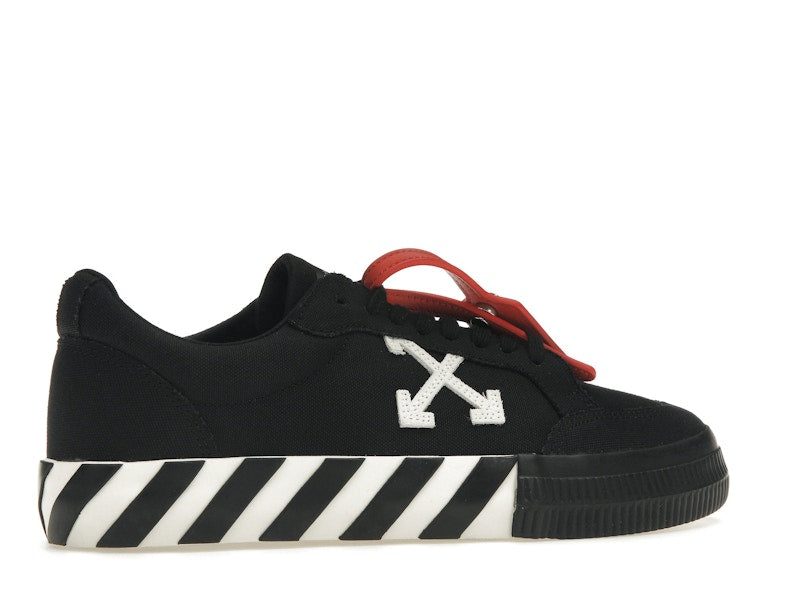 OFF-WHITE Vulcanized Low Canvas Black White