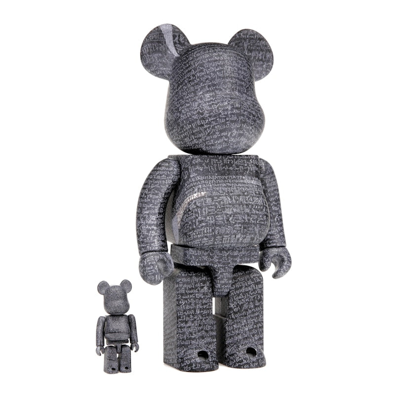 Bearbrick The British Museum (The Rosetta Stone) 100% & 400% Set