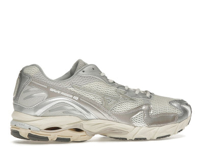 Mizuno Wave Rider 10 Metallic Snow White