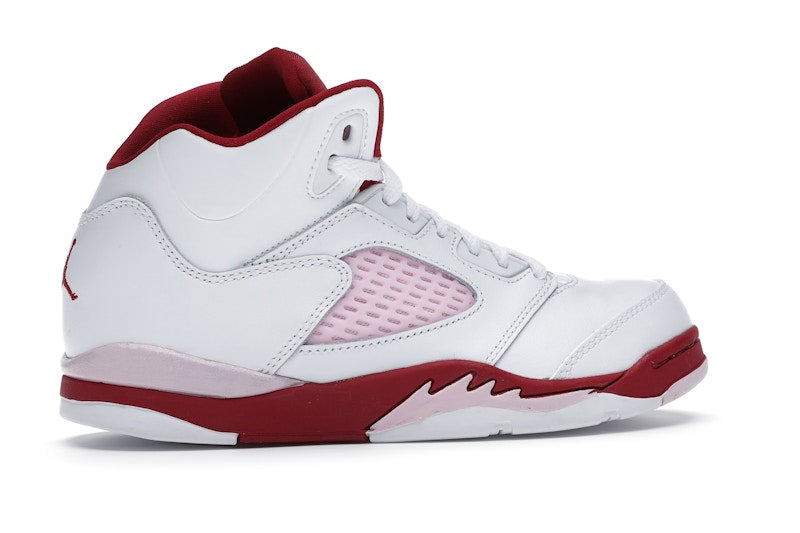 Jordan 5 Retro White Pink Red (PS)