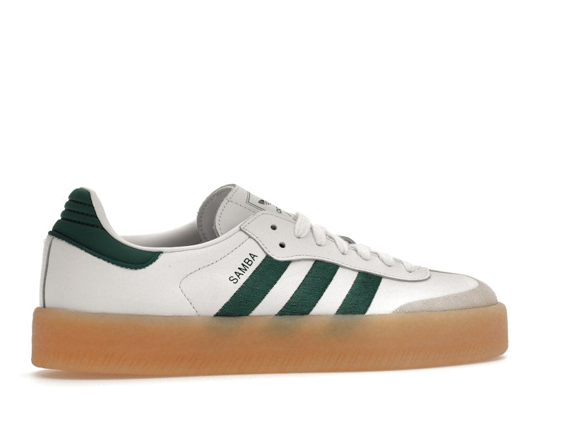adidas Sambae White Collegiate Green Gum (Women's)