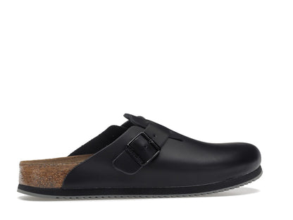 Birkenstock Boston Super Grip Leather Black