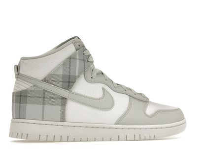 Nike Dunk High SE Tartan Plaid White Light Green
