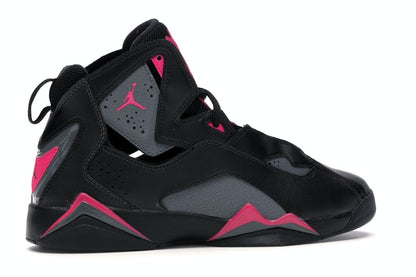 Jordan True Flight Black Dark Grey Deadly Pink (GS)