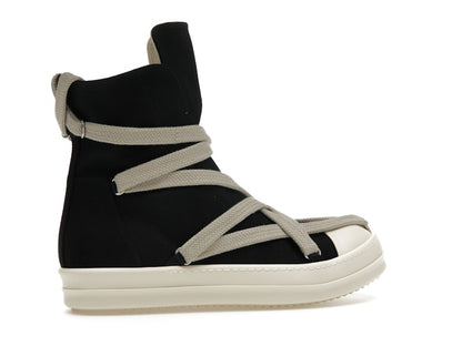 Rick Owens DRKSHDW Hexa High Black Pearl Milk Fat Lace