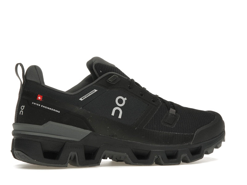 On Running Cloudwander Waterproof Black Eclipse
