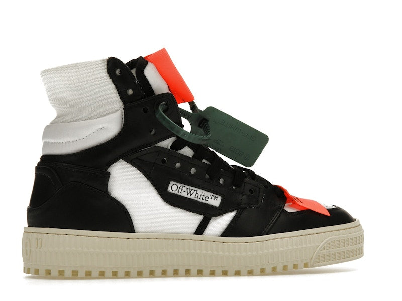 OFF-WHITE Off Court 3.0 Leather Canvas Black White