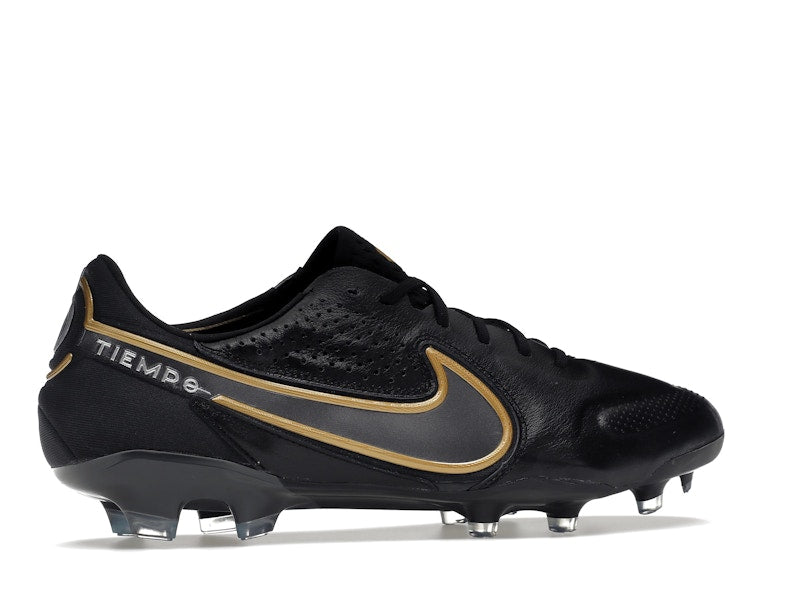 Nike Tiempo Legend 9 Elite FG Black Metallic Gold