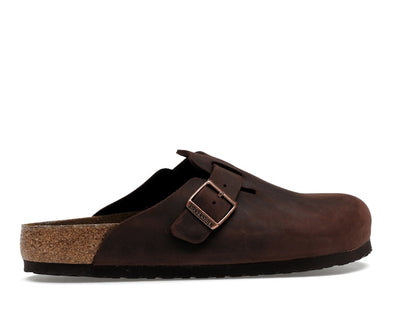 Birkenstock Boston Soft Footbed Oiled Leather Habana Brown