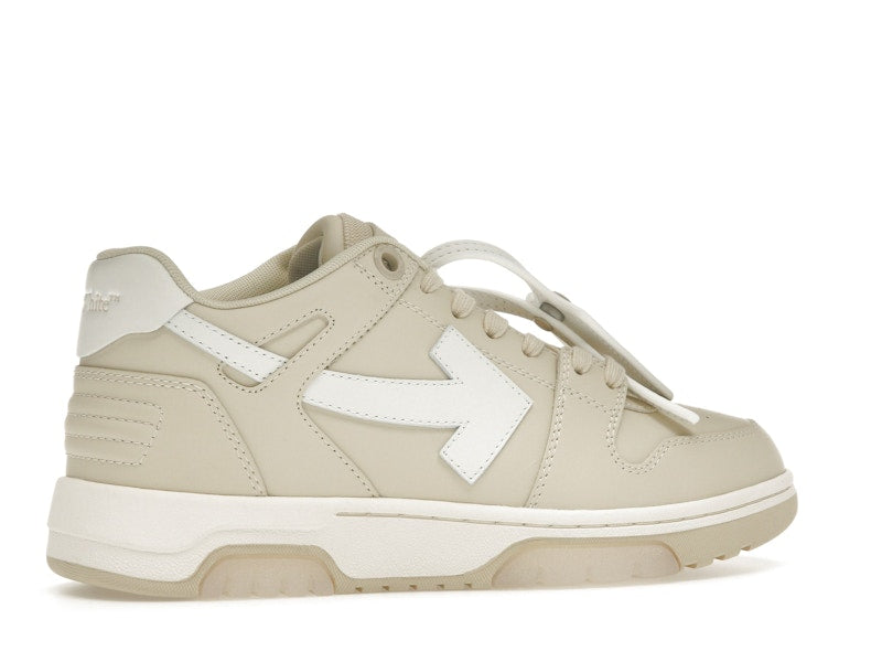 OFF-WHITE Out Of Office OOO Low Tops Angora White