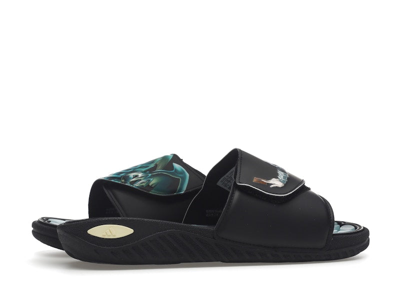 adidas Reptossage Hook-And-Loop Slides Yu-Gi-Oh! Blue Eyes White Dragon