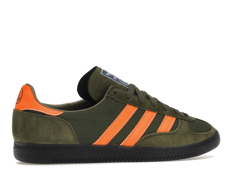adidas Barrowland SPZL Dust Green Signal Orange