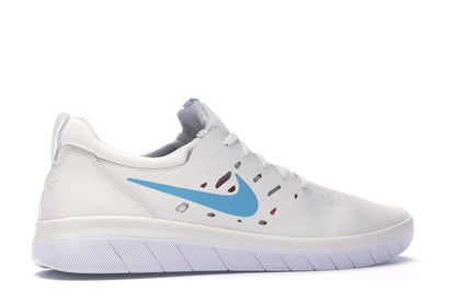 Nike SB Nyjah Summit White Light Blue Fury