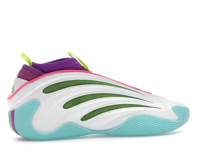 adidas Harden Vol. 9 Jalen Williams White Lucid Lime Pink