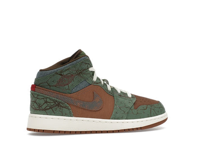Jordan 1 Mid Treeline (GS)