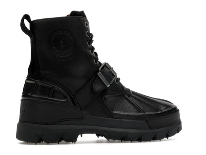 Polo Ralph Lauren Oslo High Oiled Leather Boot Black