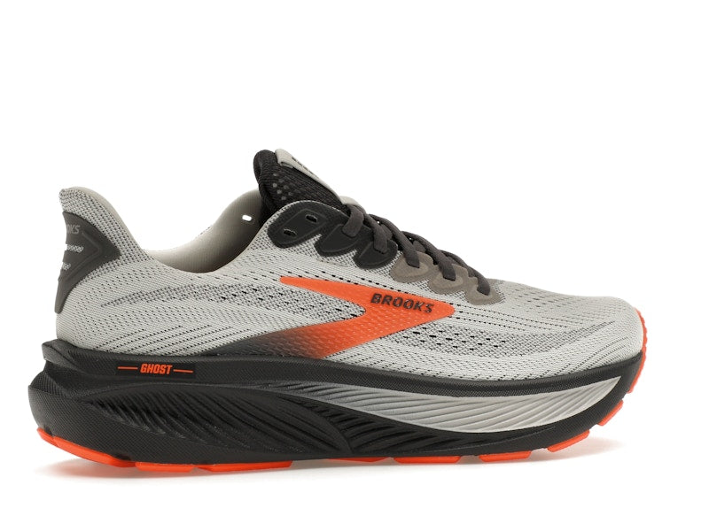 Brooks Ghost 17 Oyster Mushroom Orange Ebony