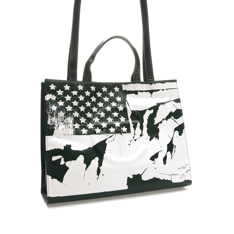 Telfar Flag Bag Medium Green/White